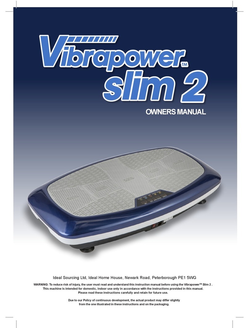 Ideal World vibrapower slim 2 owner's manual