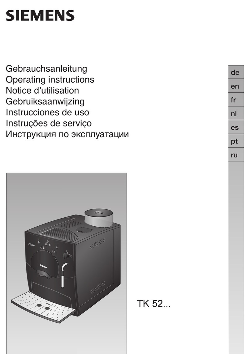 Siemens TK 52 SERIES User manual Siemens TK 52 SERIES User manual