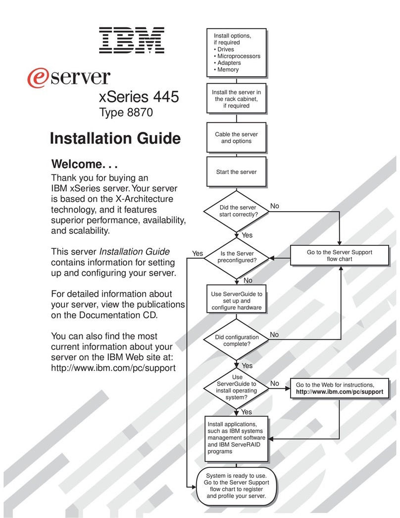 IBM eServer 445 xSeries installation guide