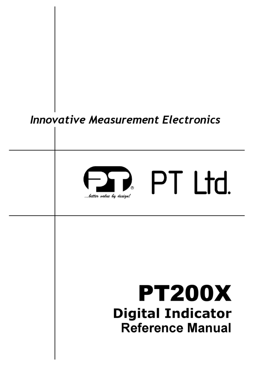 PT 200x Reference manual