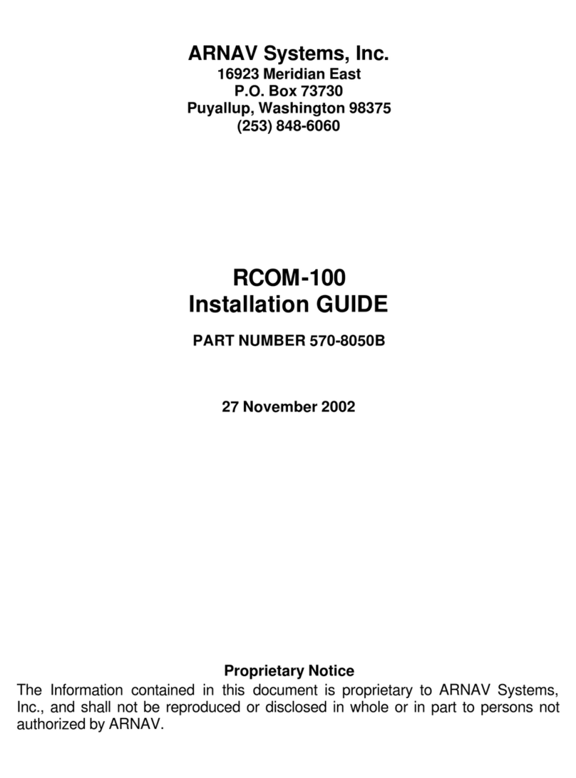 ARNAV RCOM-100 User manual