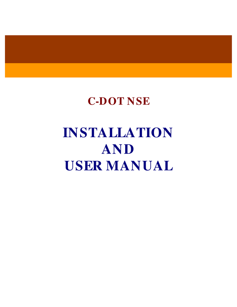 C-DOT DSS MAX Installation and user manual