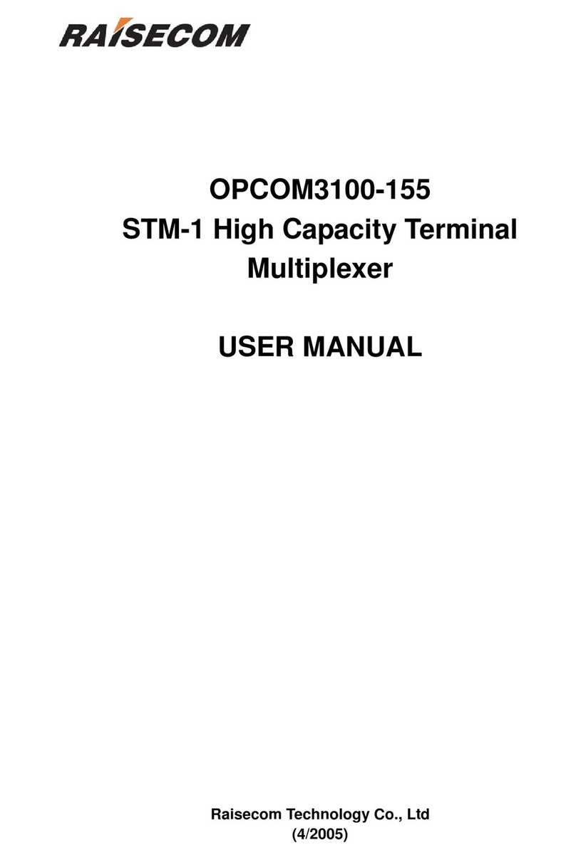 Raisecom OPCOM3100-155 User manual