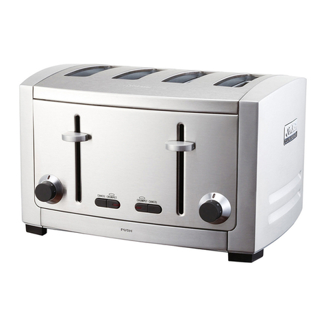 Sunbeam Cafe TA9400 Instuction booklet