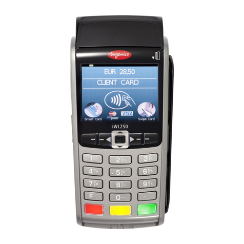 Chase Ingenico ICT250 User manual