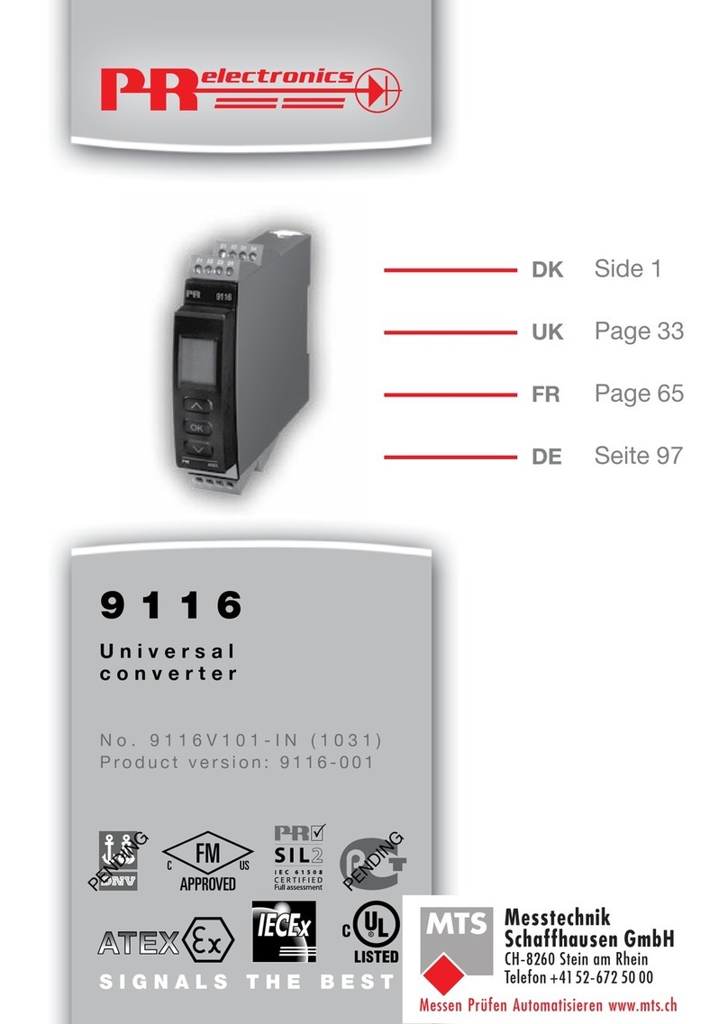 PR electronics 9116 Series manual