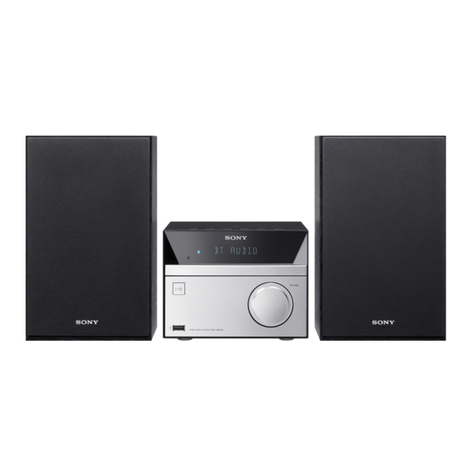 Sony CMT-SBT20 operating instructions