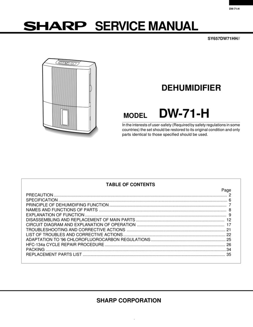 Sharp DW-71-H User manual