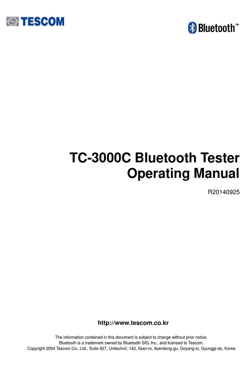 Tescom TC-3000C operating manual