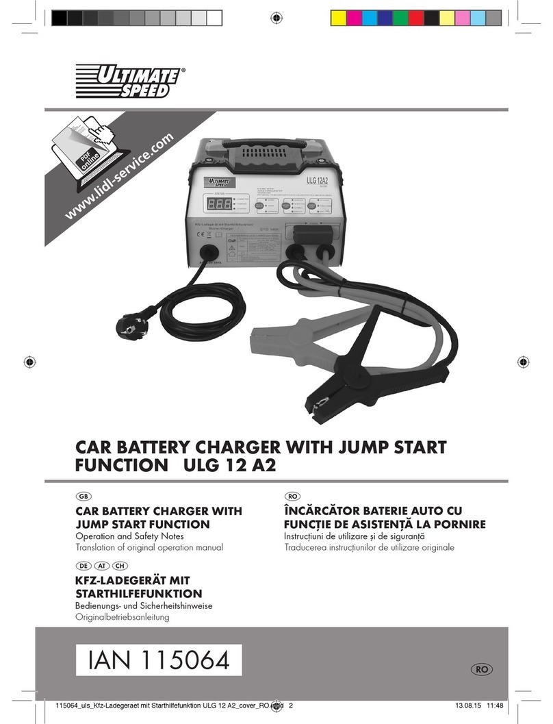 ULTIMATE SPEED ULG 12 A2 User manual