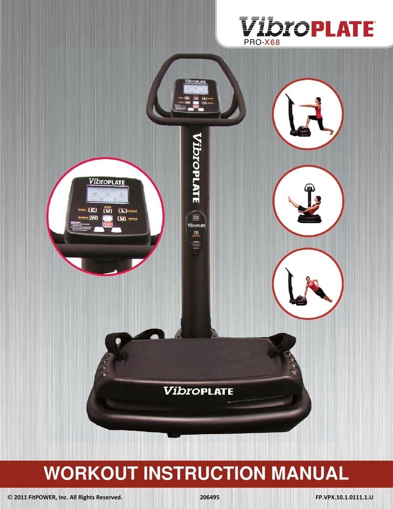 FITPOWER VIBROPLATE PRO-X68 instruction manual