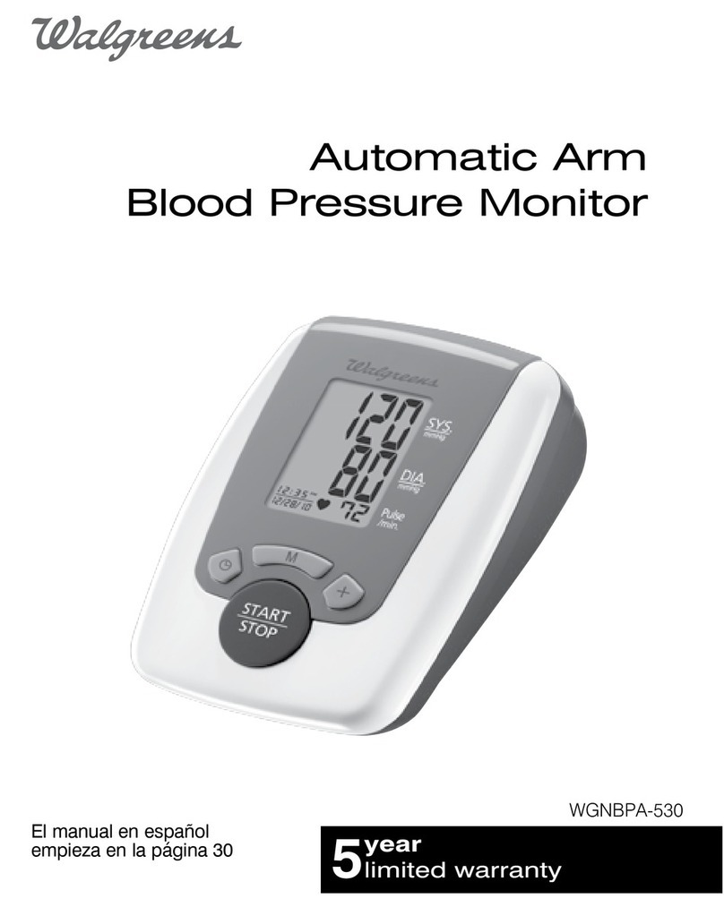 Walgreens WGNBPA-530 User manual
