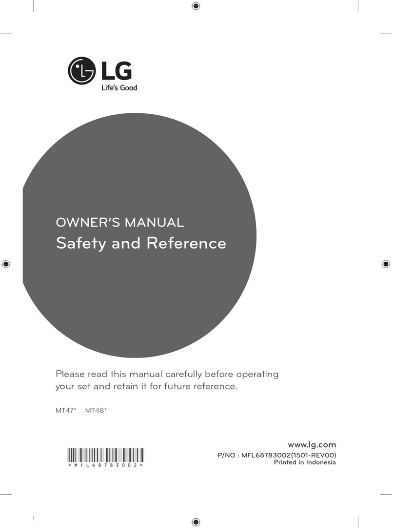 LG MT47 SERIES User manual