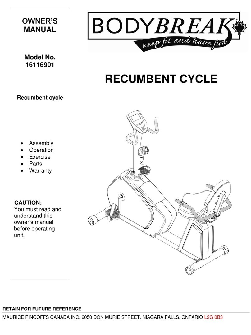 Body Break 16116901 owner's manual