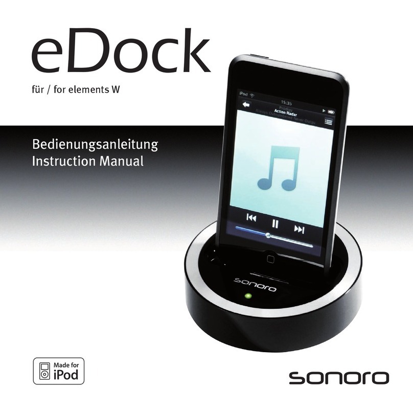 Sonoro eDock instruction manual