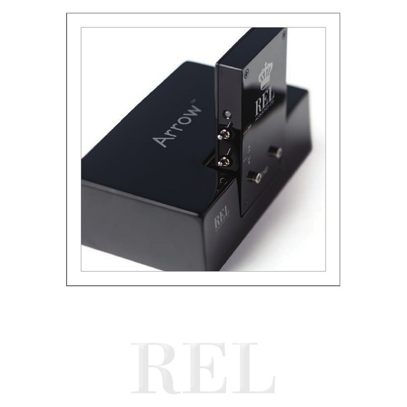 REL Acoustics Arrow 2 version operating instructions