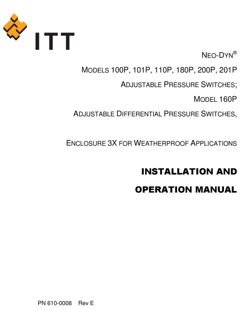 ITT neo-dyn 100p Installation and operation manual