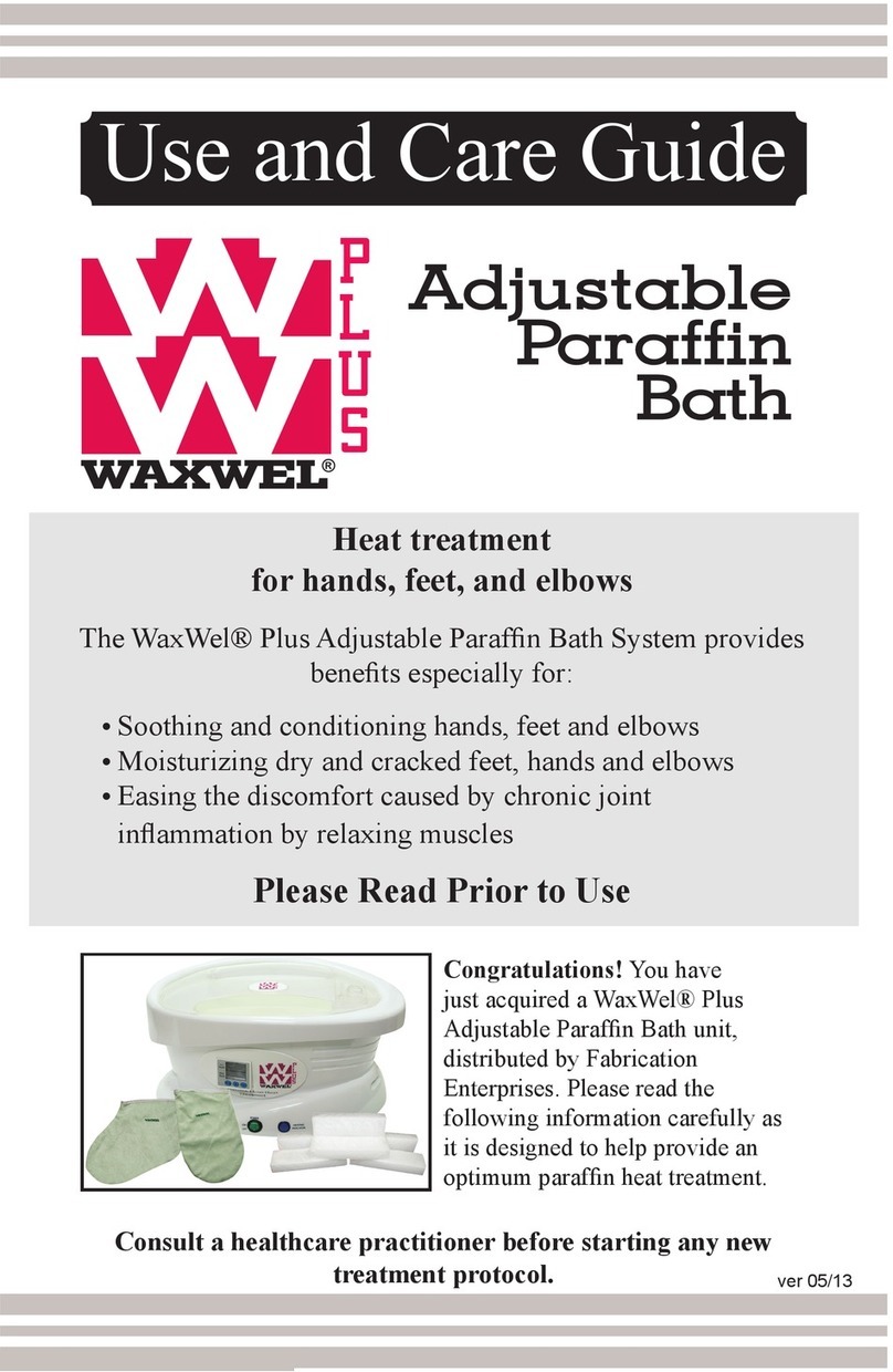 Fabrication Enterprises Waxwel Plus 11-1611 Use and care guide Fabrication Enterprises Waxwel Plus 11-1611 Use and care guide
