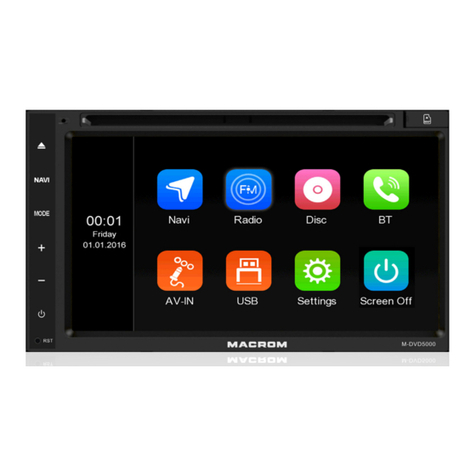 Macrom M-DVD5000 user manual