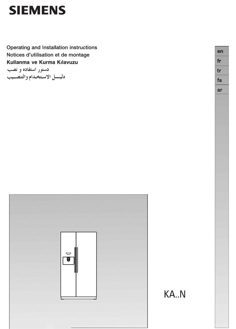 Siemens KA..N Operating and installtion instructions