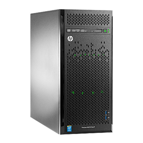 HP ProLiant ML110 Gen9 Manual