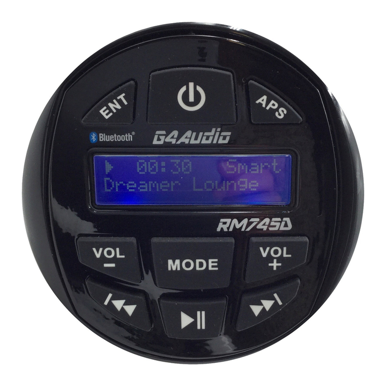 G4AUDIO G4-RM745D instruction manual