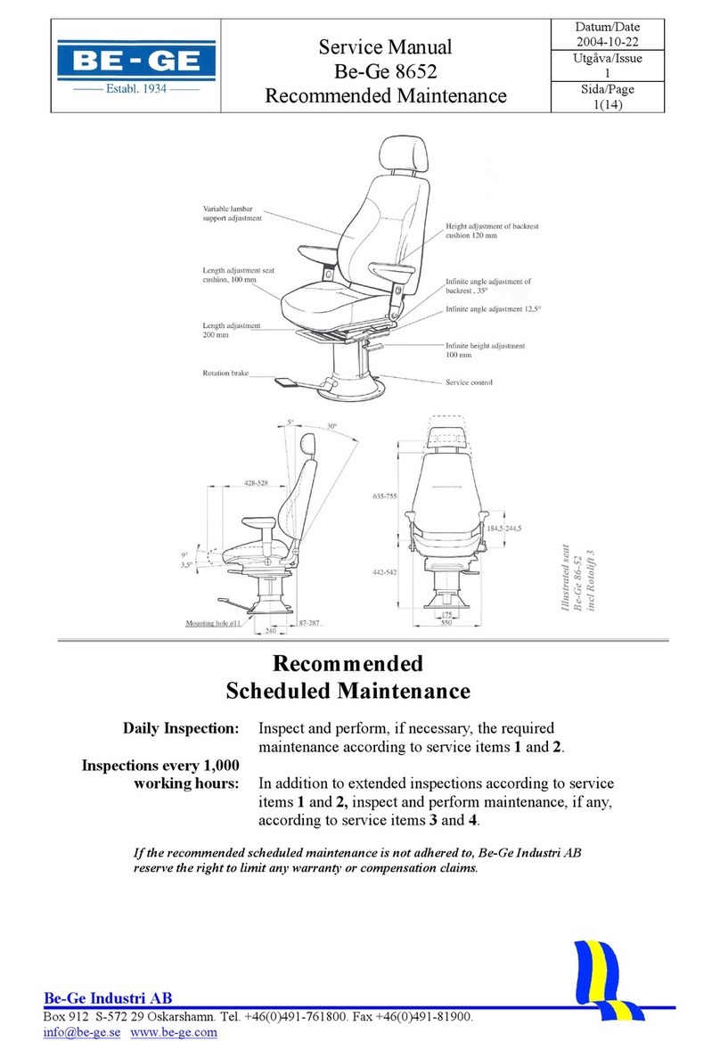 Be-Ge 8652 Service manual