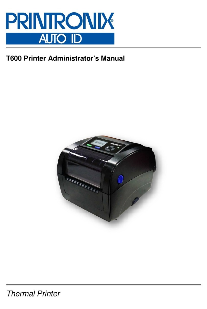 Printronix T600 Use and care manual