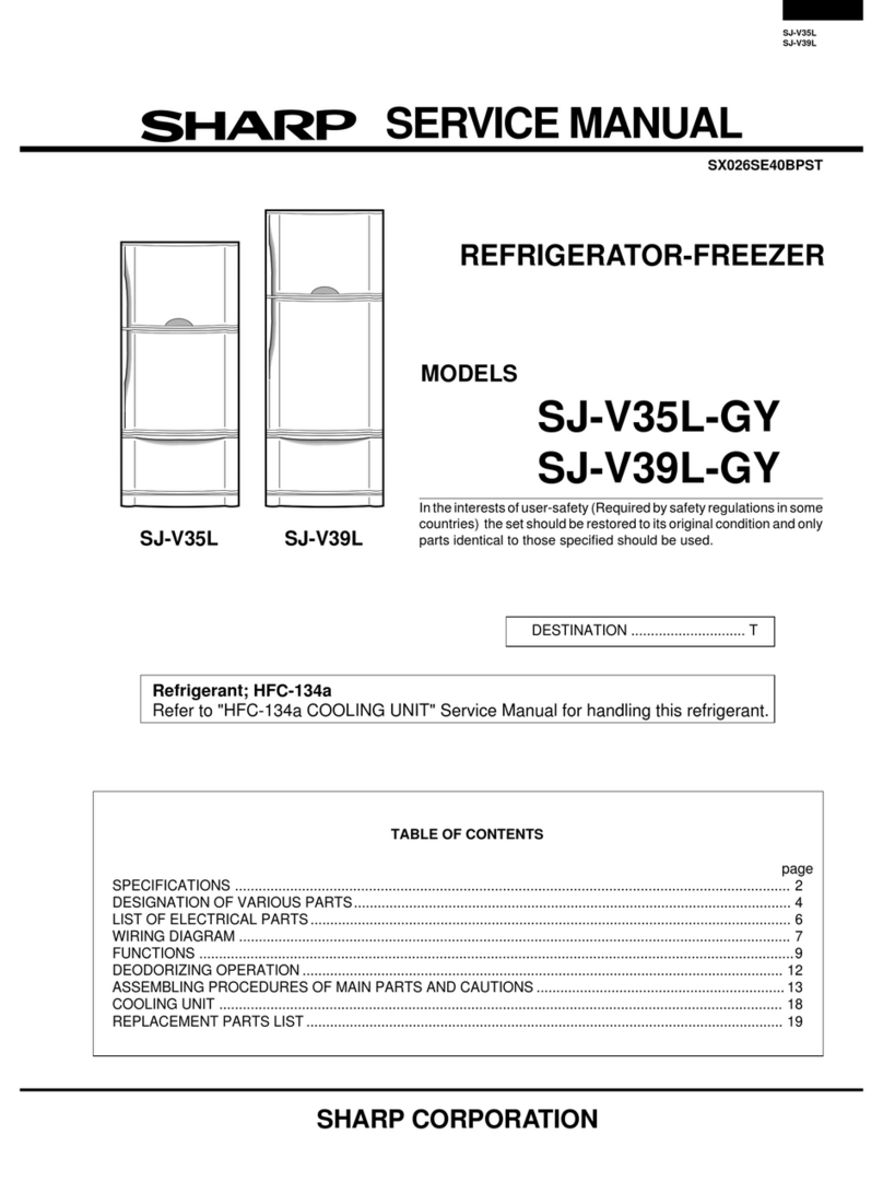 Sharp SJ-V39L-GY User manual