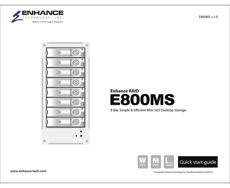 ENHANCE TECHNOLOGY E800MS User manual