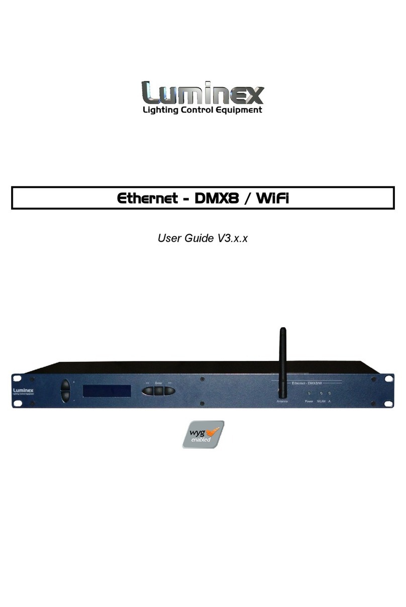 Luminex Ethernet - DMX8 / WiFi user guide