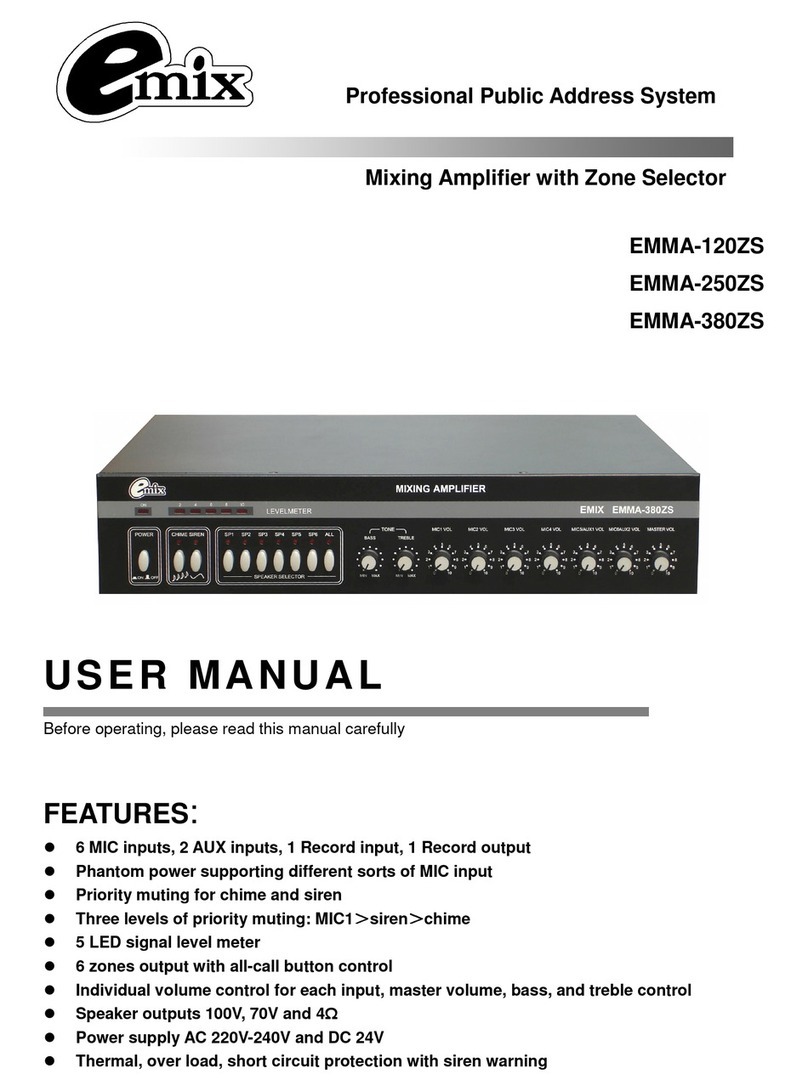 EMIX EMMA-120ZS user manual