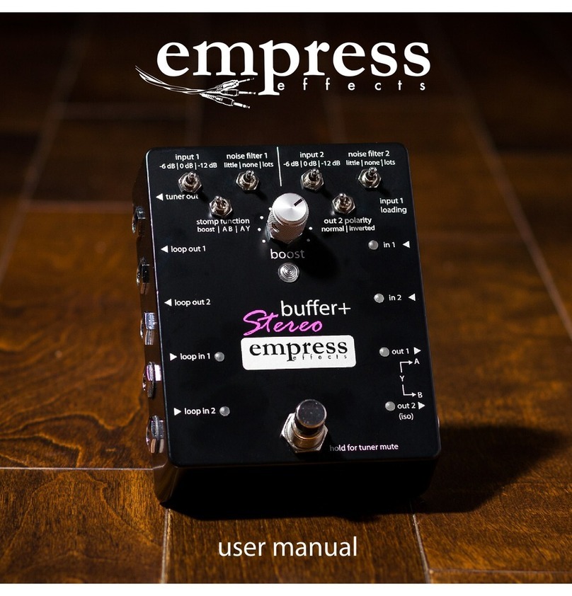 Empress Effects buffer plus user manual
