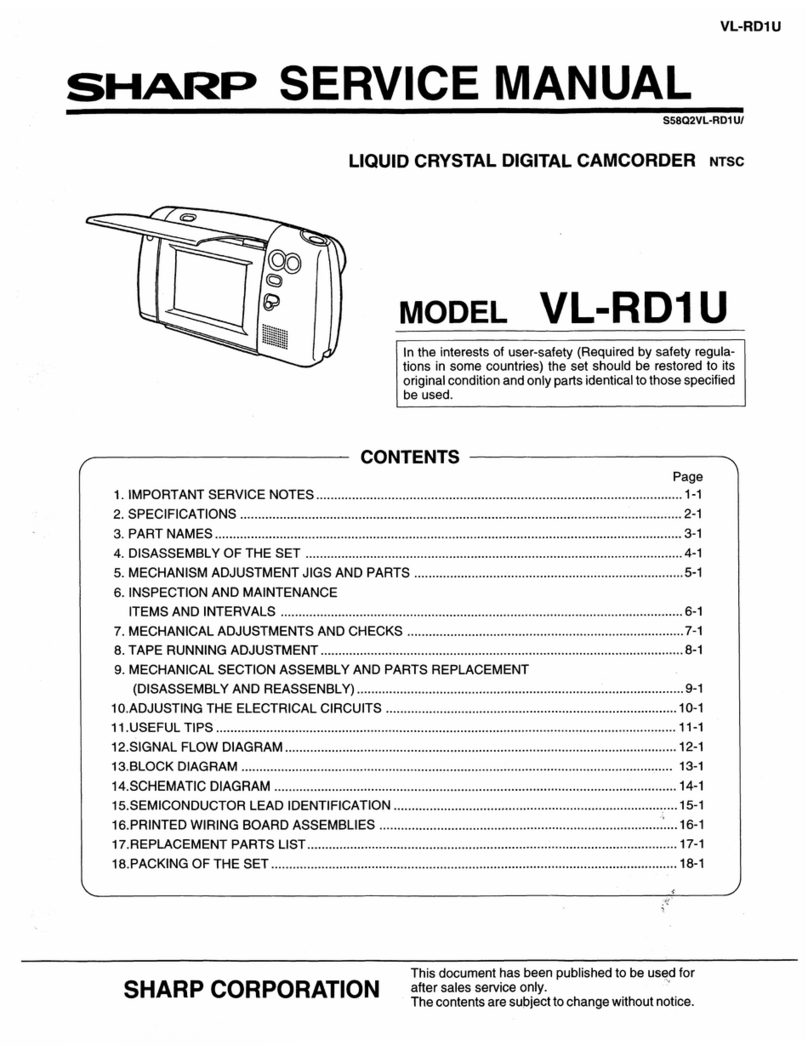 Sharp VL-RDI U User manual