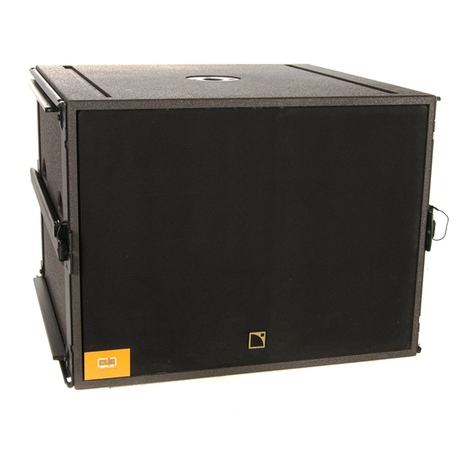L-Acoustics KIVA SB18m Rigging manual