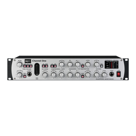 SPL Channel One 2950 manual
