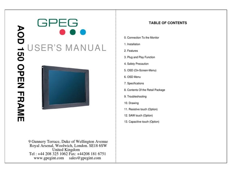 GPEG AOD 150 user manual