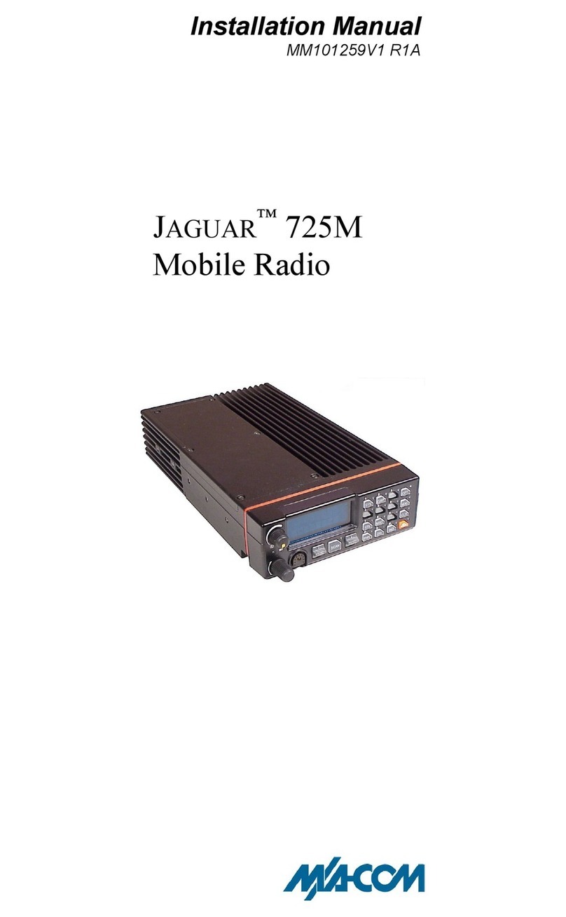 M/A-Com P5100 Series installation manual