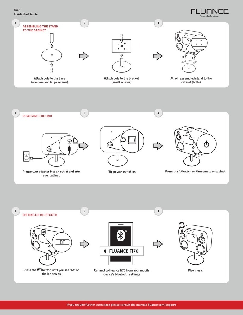 Fluance Fi70B User manual