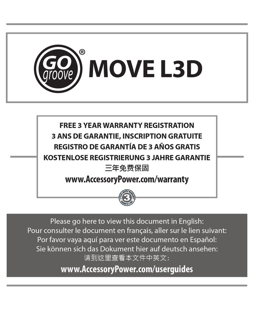 Go groove MOVE L3D Use guide