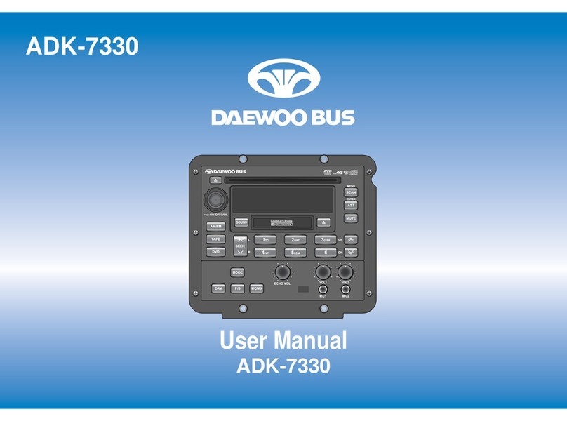 Daewoo Bus ADK-7330 user manual