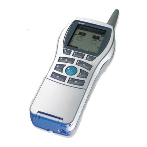 hager tebis TX100 operating manual
