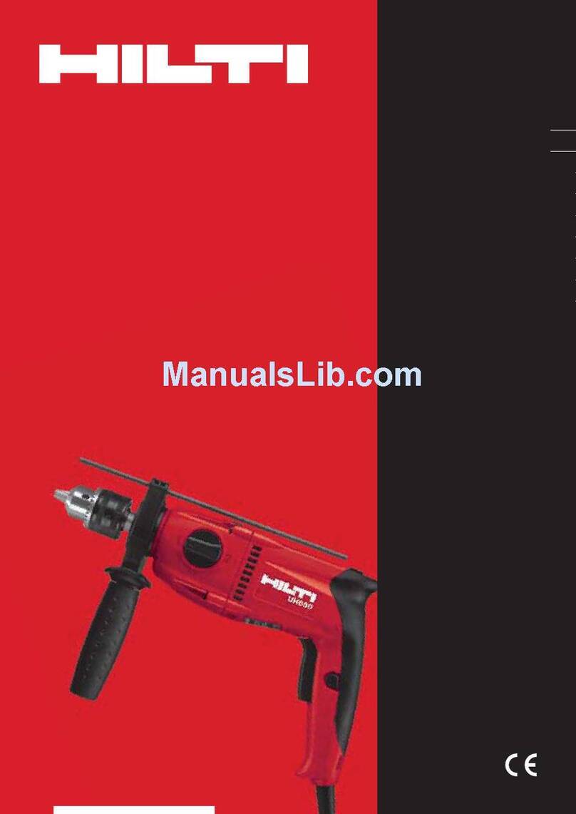 Hilti UH 650 User manual