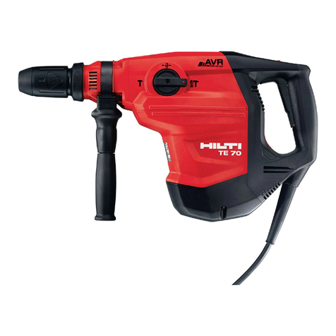 Hilti TE 70-AVR operating instructions