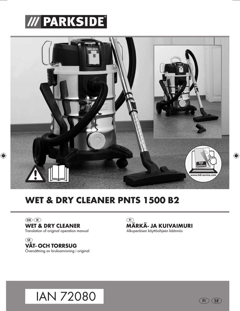 Parkside PNTS 1500 B2 Owner's manual