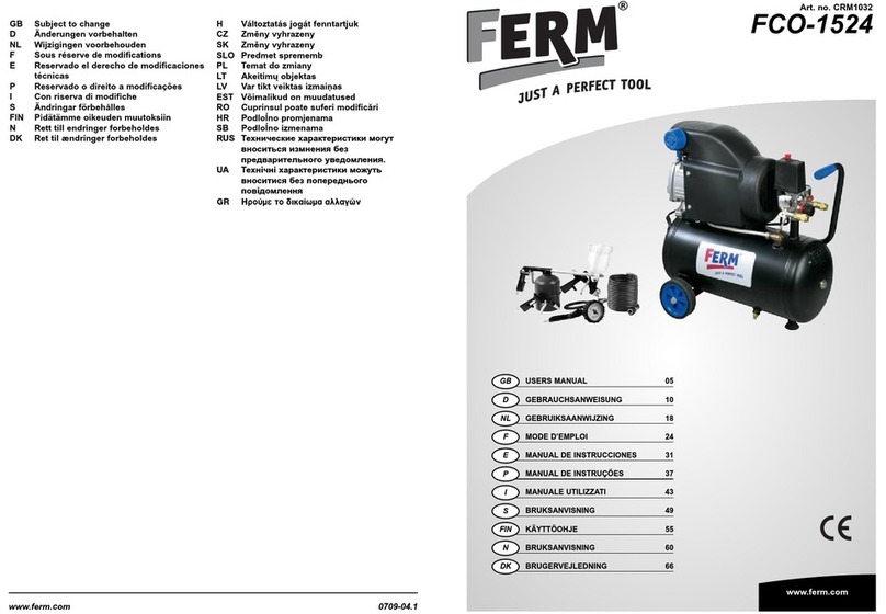 Ferm FCO-1524 User manual