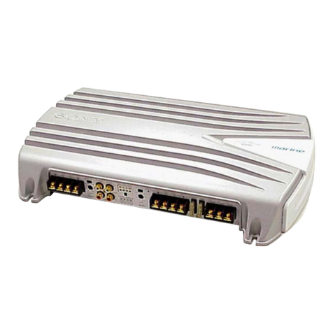 Sony XM-604M - Amplifier Service manual