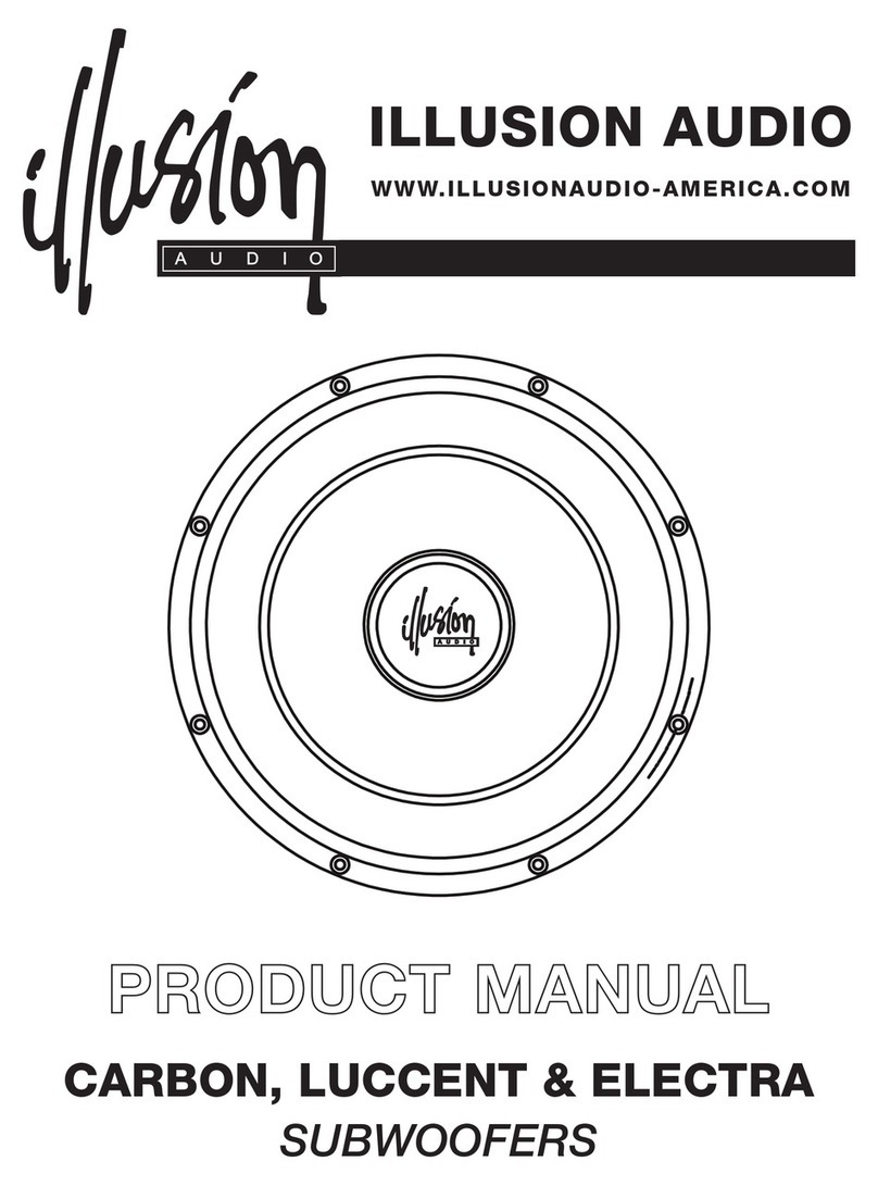 ILLUSION AUDIO CARBON SERIES product manual