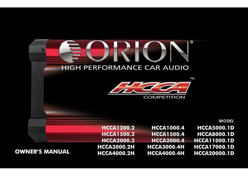 Orion HCCA12200.2 User manual