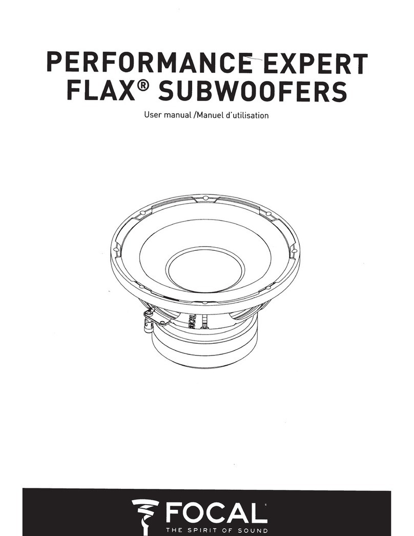Focal PERFORMANC~EXPERTFLAX user manual